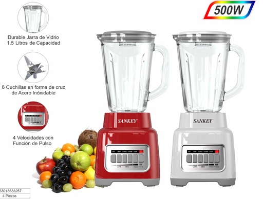 [BL-703G] LICUADORA 1,5 LTS SANKEY