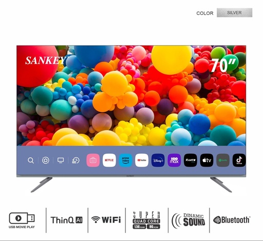[CLEDQ70WD2] TELEVISOR SMART 70" SANKEY QLED
